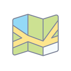 Map vector icon