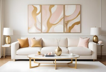 Photo interior modern design room 3d illustration