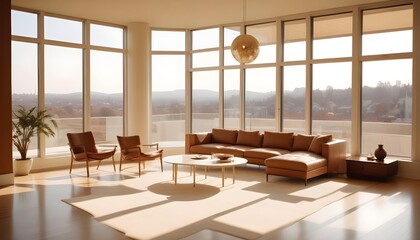 Photo interior modern design room 3d illustration