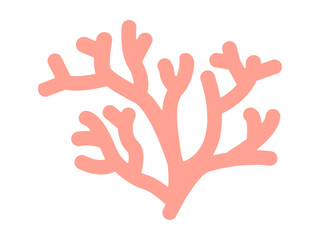 ピンクの珊瑚のイラスト素材