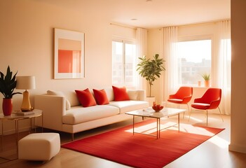 Photo interior modern design room 3d illustration