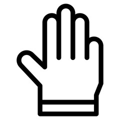 Obraz premium Vector Icon on hold, hand, hands and gestures, gestures, sign