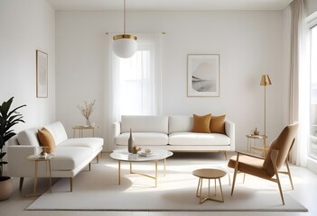 Photo interior modern design room 3d illustration