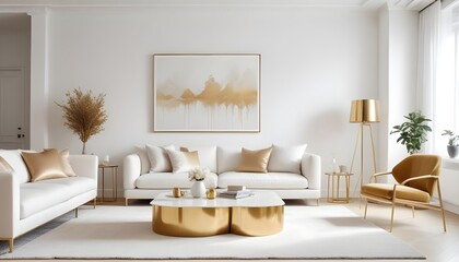 Photo interior modern design room 3d illustration