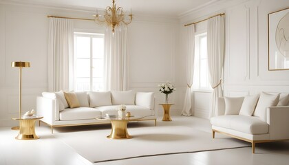 Photo interior modern design room 3d illustration