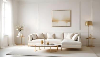 Photo interior modern design room 3d illustration