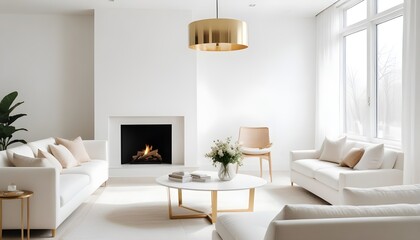 Photo interior modern design room 3d illustration