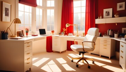 Photo interior modern design room 3d illustration