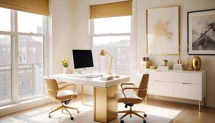 Fototapeta premium Photo interior modern design room 3d illustration