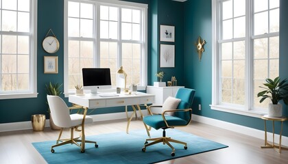 Photo interior modern design room 3d illustration