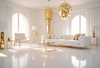 Photo interior modern design room 3d illustration
