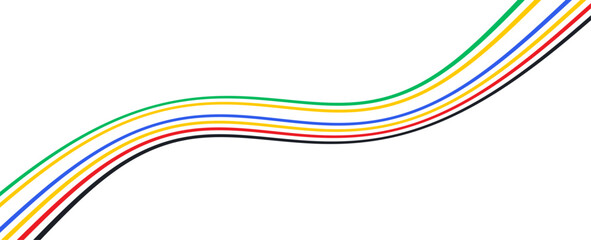 Colorful european soccer competition 2024. Germany 2024 euro soccer. Vector illustration banner design