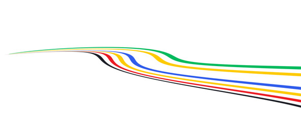 Colorful european soccer competition 2024. Germany 2024 euro soccer. Vector illustration banner design