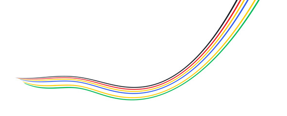 Colorful european soccer competition 2024. Germany 2024 euro soccer. Vector illustration banner design