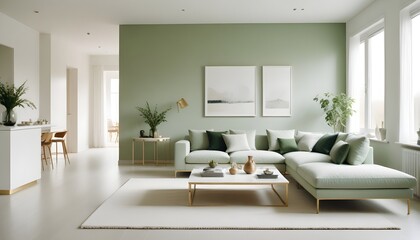 Fototapeta premium Photo interior modern design room 3d illustration