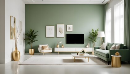 Photo interior modern design room 3d illustration