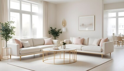 Photo interior modern design room 3d illustration