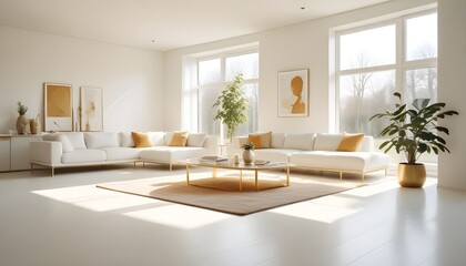 Photo interior modern design room 3d illustration