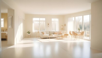 Photo interior modern design room 3d illustration