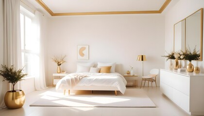 Photo interior modern design room 3d illustration