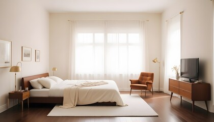 Photo interior modern design room 3d illustration