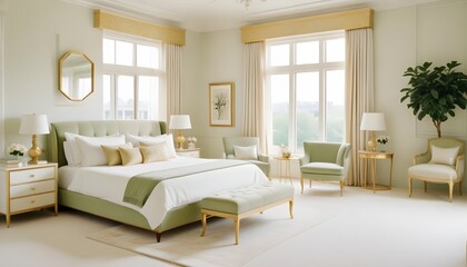 Photo interior modern design room 3d illustration