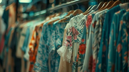 Stylish Boutique Interior with Fashionable Clothes