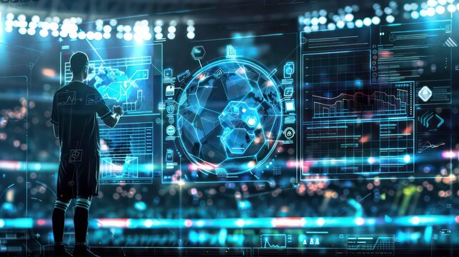 sport technology football information analysis soccer player statistics for manager. Generative AI