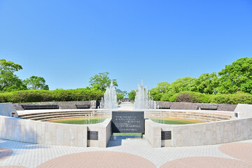 平和公園　平和の泉　長崎県長崎市