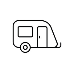 Caravan vector icon