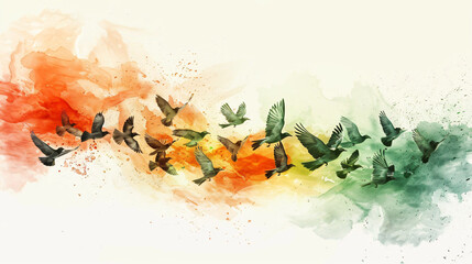 Celebrate Indias Independence Day on August 15 with a tribute to the Indian Gate adorned with the national flag.