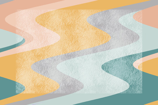 Abstract pastel backgrounds with wave patterns
