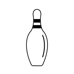 Bowling icon. Bowling icon vector illustration isolated on white background.