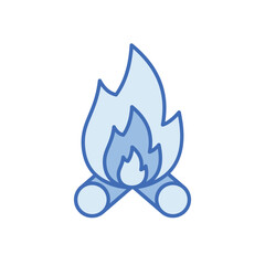 Bonfire vector icon