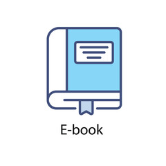 E-book vector icon 
