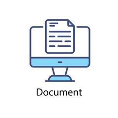 Document vector icon