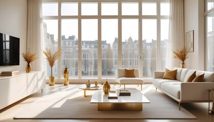 Photo interior modern design room 3d illustration