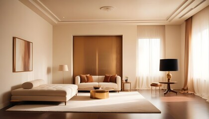 Fototapeta premium Photo interior modern design room 3d illustration