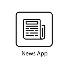 News App vector icon