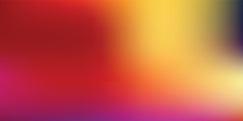 Obraz premium Smooth and blurry colorful gradient mesh background. Modern bright rainbow colors. Easy editable soft colored vector banner template. Premium quality