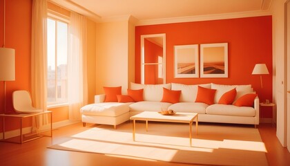 Photo interior modern design room 3d illustration