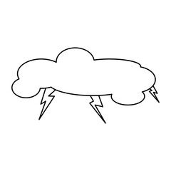 clouds and lightning
