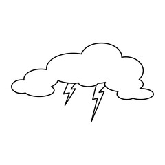 clouds and lightning