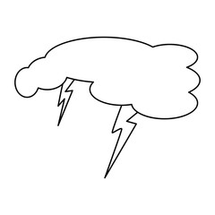 clouds and lightning