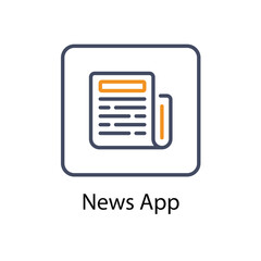 News App vector icon