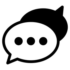 box, comment, dialogue, communication, chat box Icon