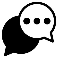 comment, text, dialogue, communication, chat box Icon