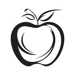Apple Fruit Logo Design Concept Vector. Fruit Logo Template Vector. Apple illustration