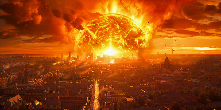 World collapse, doomsday scene