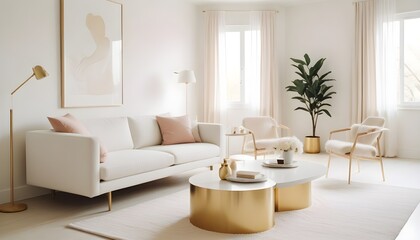 Photo interior modern design room 3d illustration